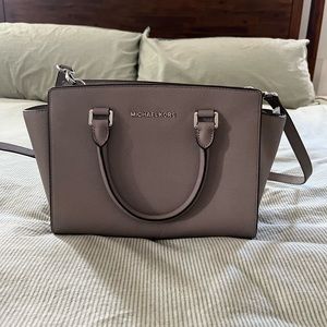 Michael Kors Small Gray Purse